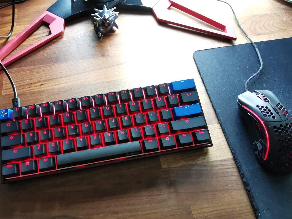 Ducky One 2 Mecha Mini toetsenbord (bieden mag), Computers en Software, Toetsenborden, Gebruikt, Qwerty, Bedraad, Gaming toetsenbord