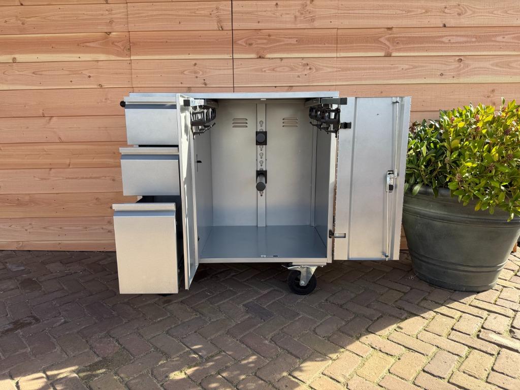 MIDI ECONOMY 160 ZILVER Alfako Concourskast | zadelkast, Dieren en Toebehoren, Paarden en Pony's | Zadels, Ophalen, Nieuw, Overige soorten