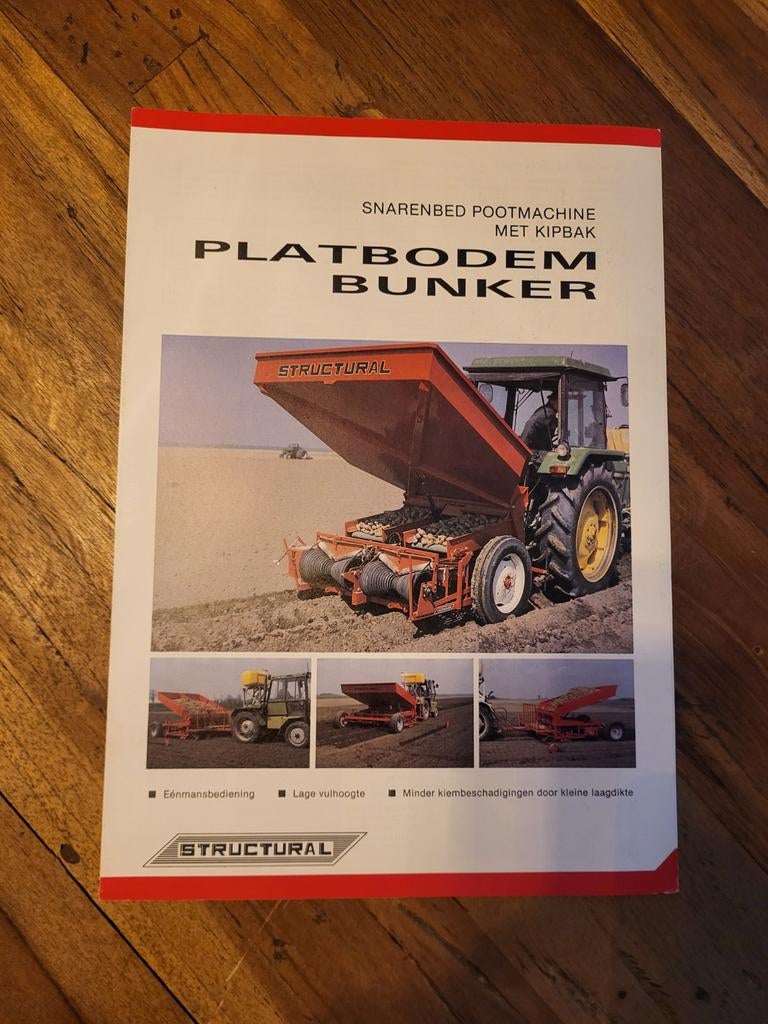 Tractor folder Structural snarenbed pootmachine, Ophalen of Verzenden, Zo goed als nieuw