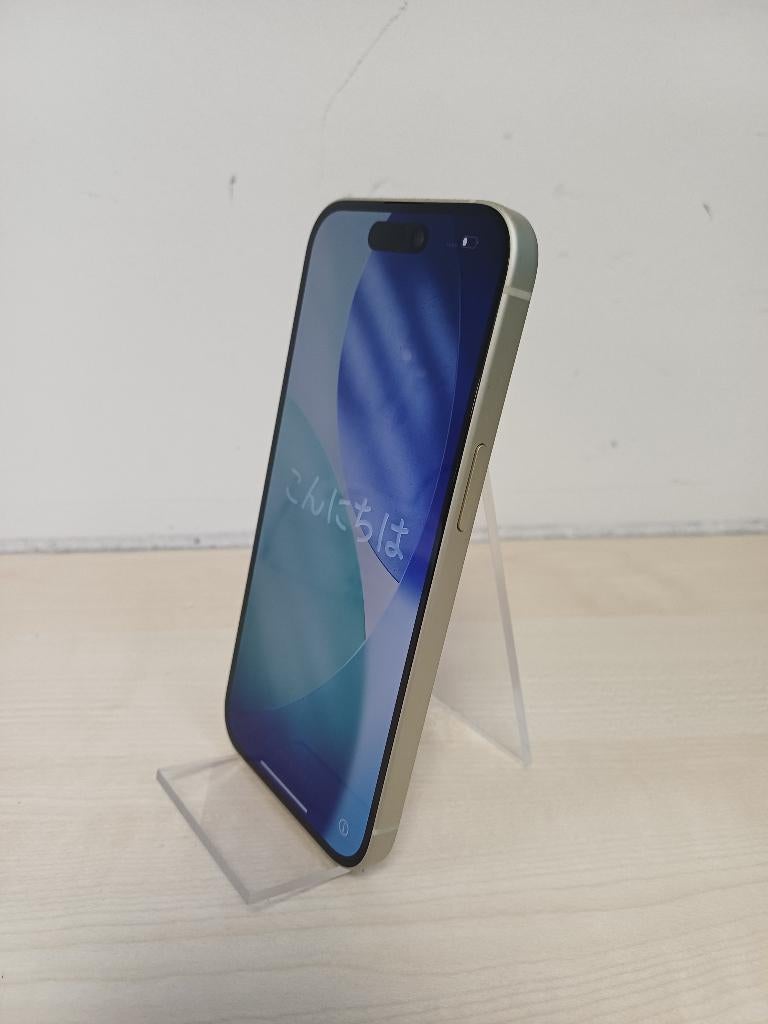 Apple iPhone 15 128GB Geel - 2e hands - 100%, 128 GB, IPhone 15, Geel, Ophalen of Verzenden