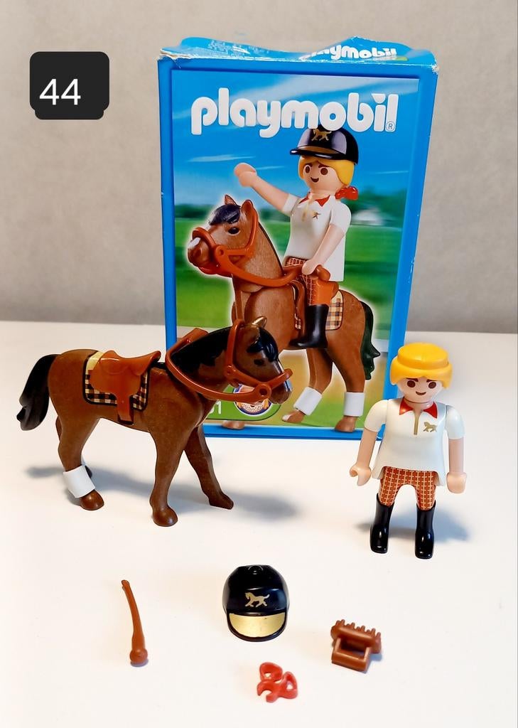 Playmobil Ruiter te Paard - Compleet & Nieuwstaat, Ophalen of Verzenden, Zo goed als nieuw, Complete set