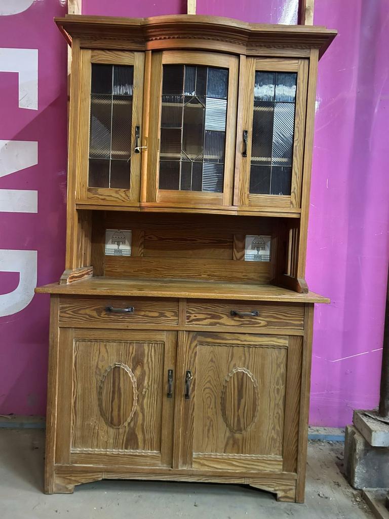 Antiek grenen buffetkast, Huis en Inrichting, Kasten | Buffetkasten, Ophalen, Gebruikt, 25 tot 50 cm, 100 tot 150 cm