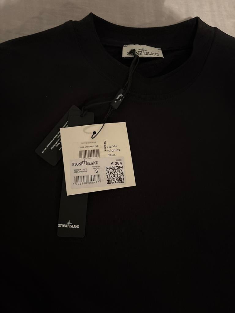 Stone Island Trui - Nieuw!, Ophalen of Verzenden, Nieuw, Maat 46 (S) of kleiner, Zwart