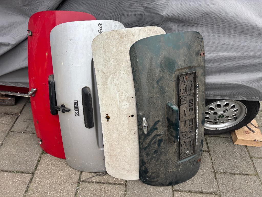diverse gebruikte achterkleppen voor de classic mini cooper, Ophalen, Achterklep, Nieuw, Overige automerken