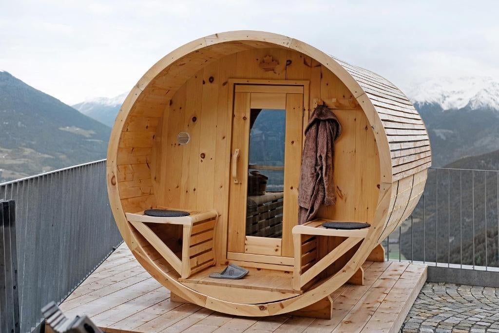 Sauna Panorama - Unieke Barrel Sauna!, Ophalen, Fins of Traditioneel, Wellnessandgarden, Nieuw