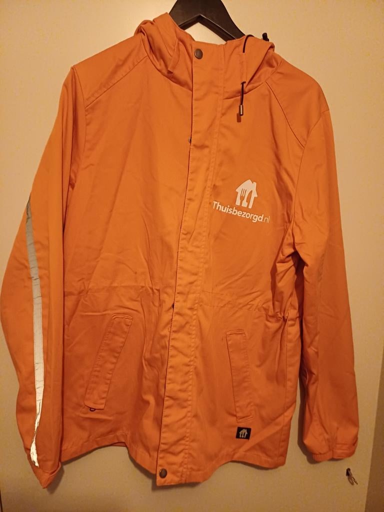 Thuisbezorgd Jassen en meer, Maat 52/54 (L), Oranje, Ophalen of Verzenden, Zo goed als nieuw