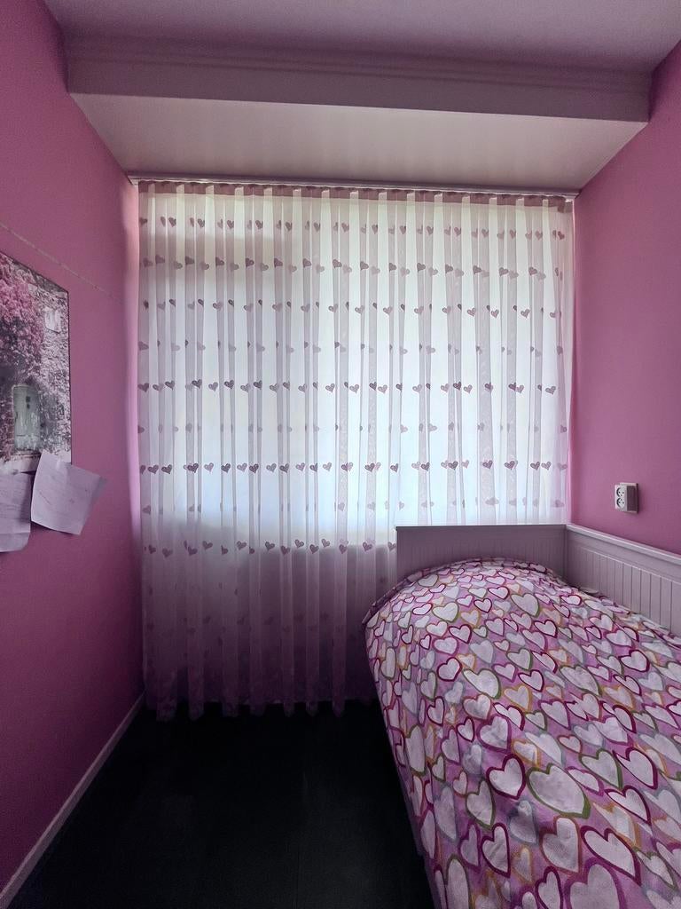 roze gordijnen, Ophalen of Verzenden, Zo goed als nieuw, 200 cm of meer