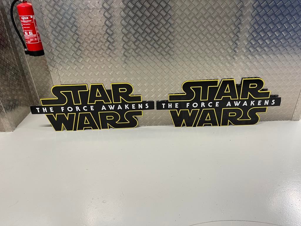 2x star wars logo, verkoopprijs per stuk, Verzamelen, Star Wars, Ophalen, Gebruikt, Overige typen