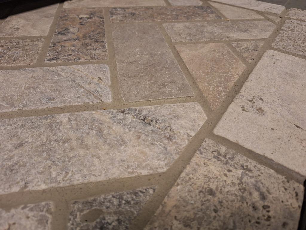 Travertin Silver bricks 20,3x7,5x1 cm Anticato verouderd, Doe-het-zelf en Verbouw, Tegels, Ophalen, Overige materialen, Nieuw