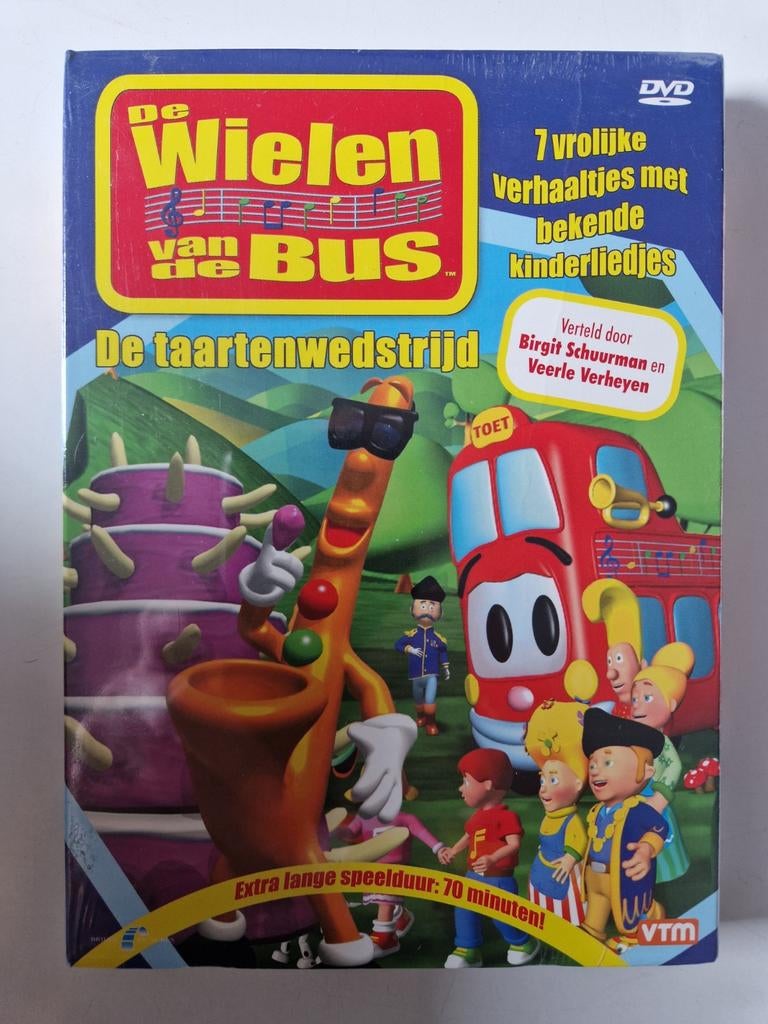 De Wielen van de Bus - De Taartenwedstrijd DVD, Alle leeftijden, Ophalen of Verzenden, Dieren, Nieuw in verpakking