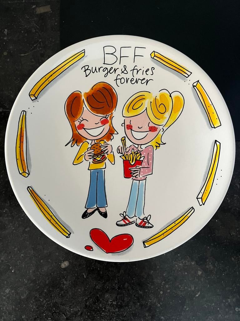 Blond amsterdam bord BFF, Ophalen, Blond Amsterdam, Zo goed als nieuw, Bord(en)
