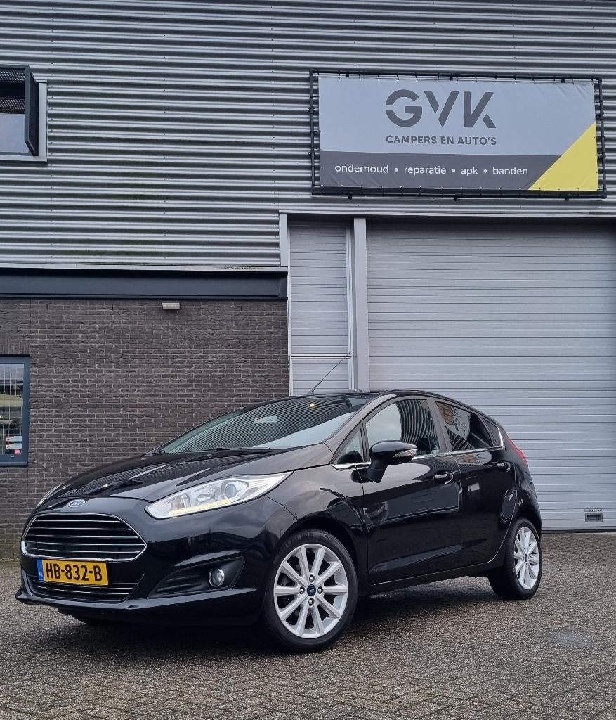 Ford Fiësta TITANIUM 1.0 100PK 5D, 2015 cruise PDC lage km., Voorwielaandrijving, Euro 5, Stof, 100 pk