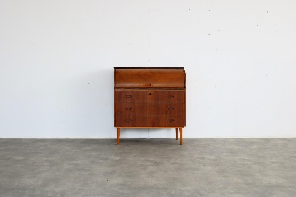 vintage secretaire | kast | jaren 60 | Zweden, Gebruikt, ., Ophalen of Verzenden, .