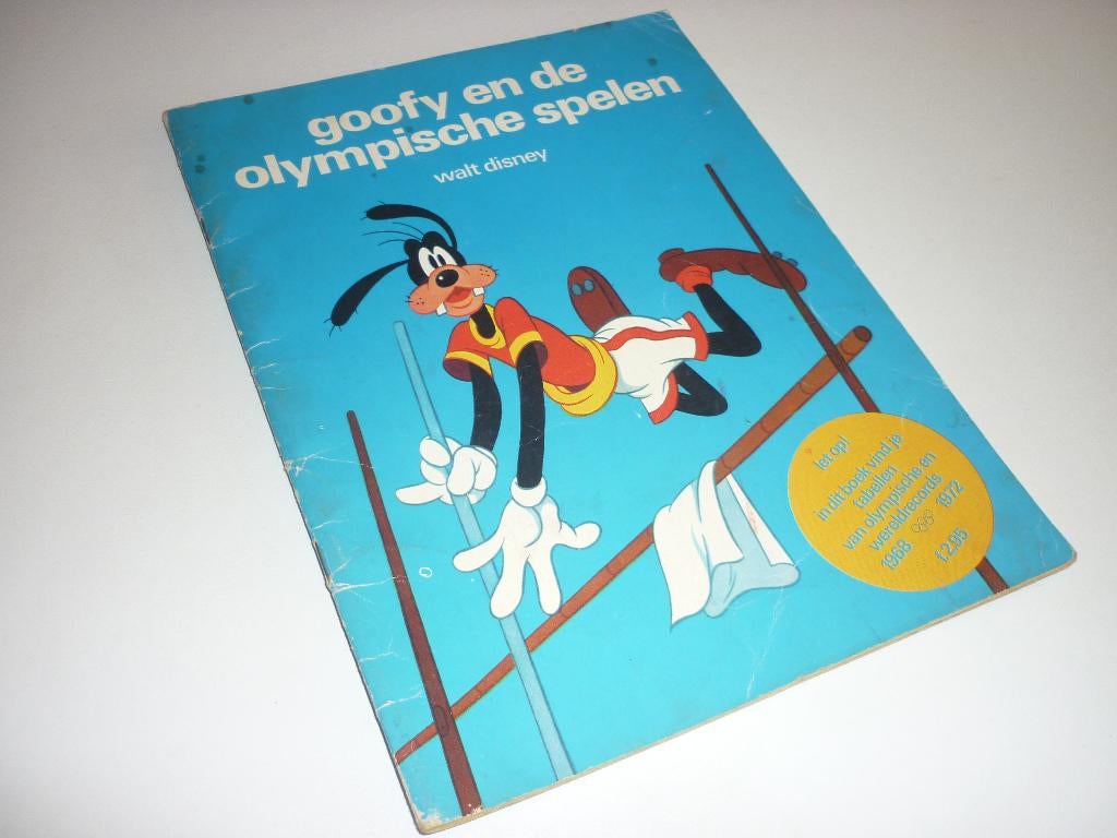Walt Disney: Goofy en de Olympische Spelen (1972), Boeken, Eén stripboek, Ophalen of Verzenden, Gelezen