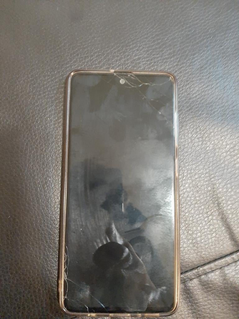 Samsung A51 met barst in scherm, Gebruikt, Zwart, Touchscreen, Ophalen of Verzenden