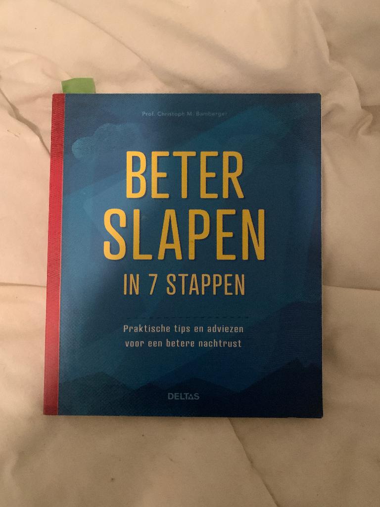 Beter slapen in 7 stappen - Prof. Christoph M. Bamberger, Boeken, Gezondheid, Dieet en Voeding, Ophalen of Verzenden, Zo goed als nieuw