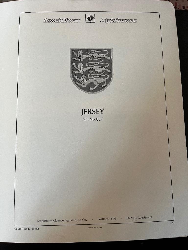 Jersey blokken / vellen postfris op Leuchtturm bladen, Ophalen of Verzenden, Buitenland
