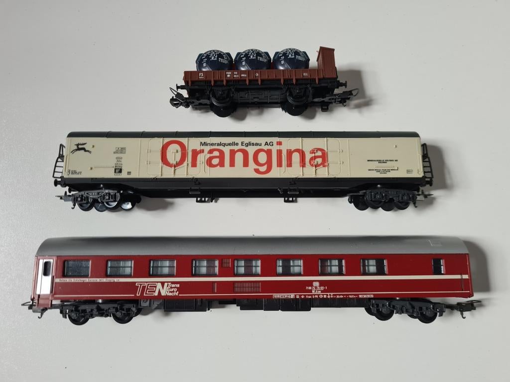 Lima wagons, Hobby en Vrije tijd, Modeltreinen | H0, Gebruikt, Gelijkstroom, Wagon, Ophalen of Verzenden