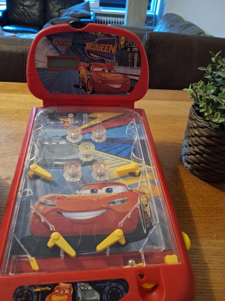Kinder flipperkast Cars, Gebruikt, Overige soorten, Flipperkast, Ophalen