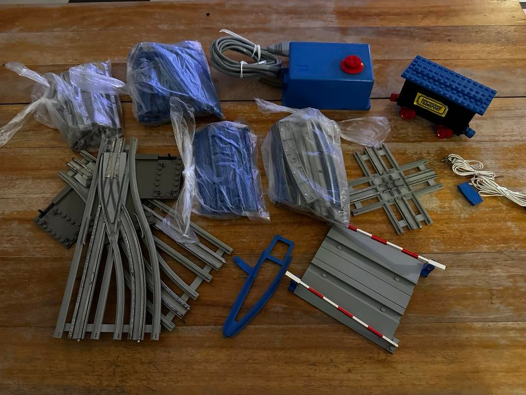 Oude 12V Lego Treinrails, Wissels en Meer, Verzenden, Gebruikt, Lego