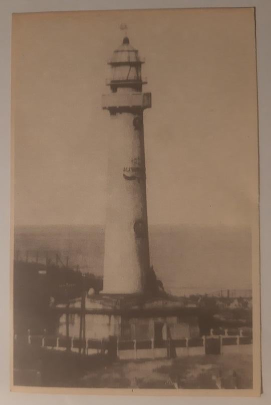 Ansicht - Egmond aan Zee - Vuurtoren J.C.J. v. Speyk (1948), Verzenden, 1940 tot 1960, Gelopen, Noord-Holland