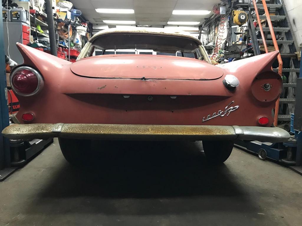 GEZOCHT!! achterruit Auto Union 1000 SP. DKW, Ophalen, Oldtimer onderdelen