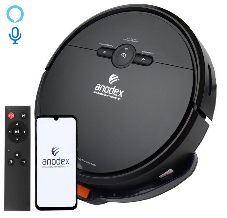 Anodex Robotstofzuiger D2-0001, Witgoed en Apparatuur, Gebruikt, Ophalen of Verzenden, Robotstofzuiger, Minder dan 1200 watt