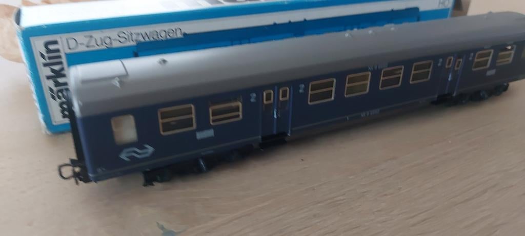 Märklin NS 2 de kl d-tr rtg artnr 4049 met dubbelpijl in ovp, Hobby en Vrije tijd, Modeltreinen | H0, Wisselstroom, Wagon, Ophalen of Verzenden