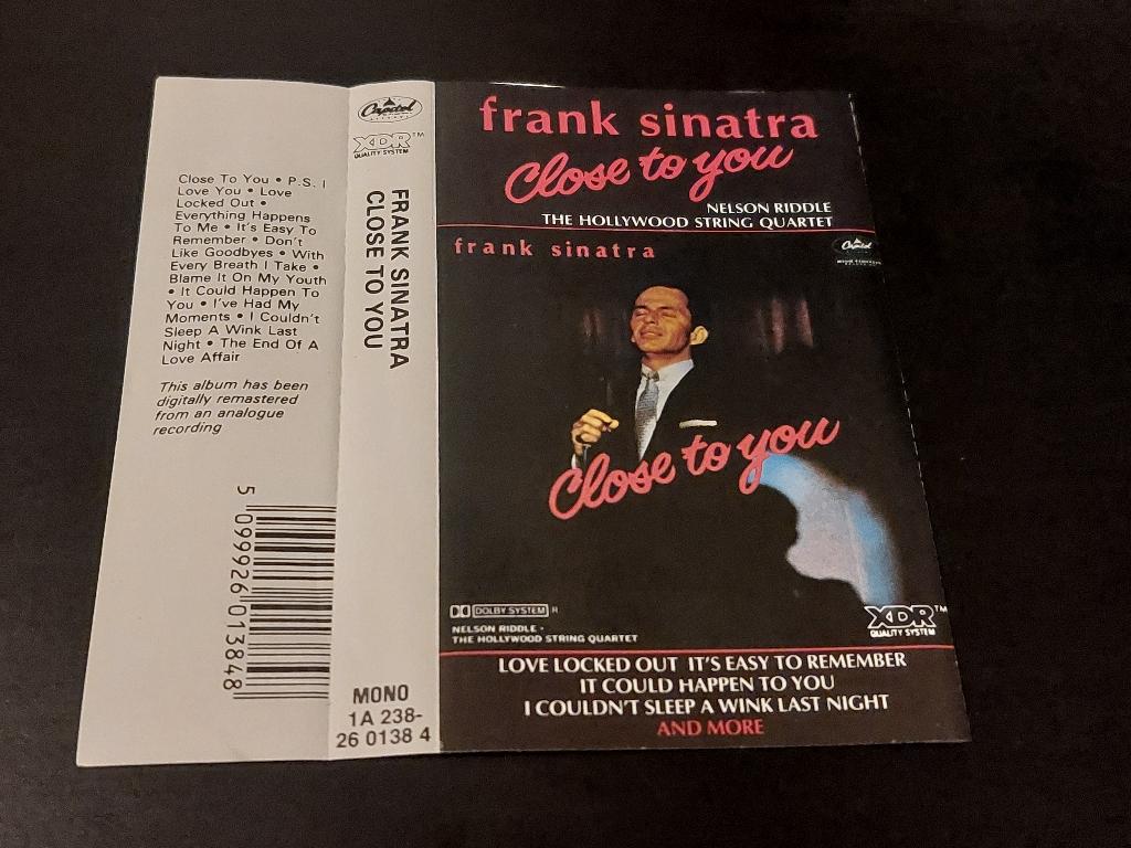FRANK SINATRA - CLOSE TO YOU (MC), Cd's en Dvd's, Cassettebandjes, 1 bandje, Ophalen of Verzenden, Zo goed als nieuw, Origineel
