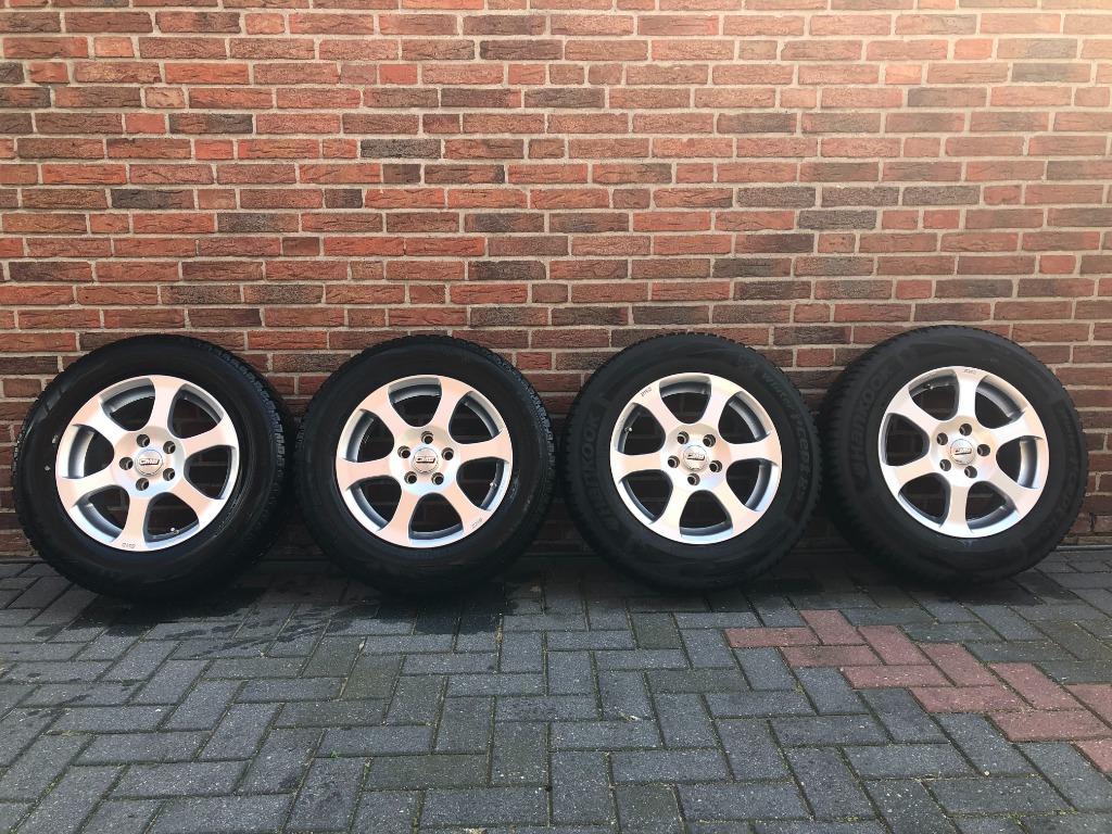16 inch velgen met winterbanden, Ophalen, 16 inch, Banden en Velgen, Winterbanden