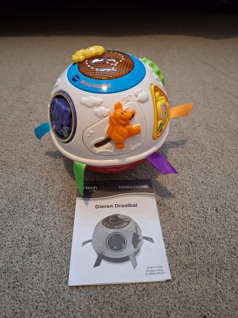 Dieren draaibal v tech, Kinderen en Baby's, Speelgoed | Vtech, Ophalen, 6 maanden tot 2 jaar