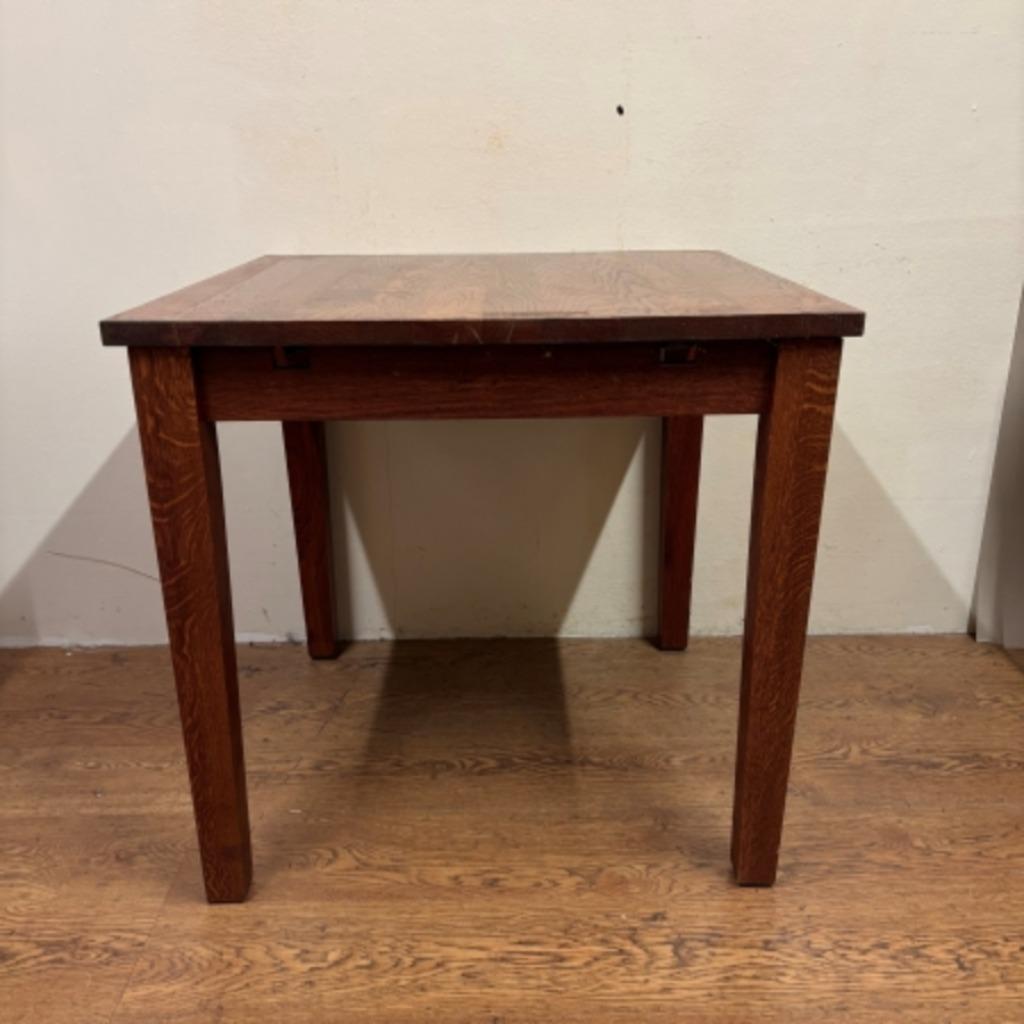 13x koloniale massieve tafel bistro horeca cafe leuke partij, 50 tot 100 cm, Vierkant, Zo goed als nieuw, Vier personen