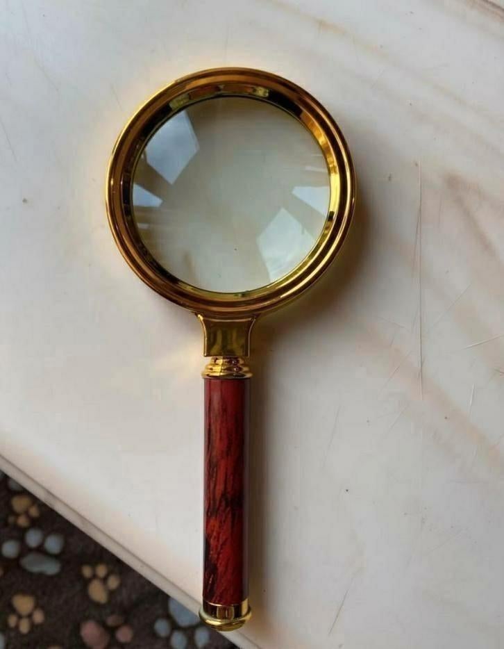 61mm 10x vergroting detective vergrootglaasje compact, Ophalen of Verzenden, Vergrootglas of Loep