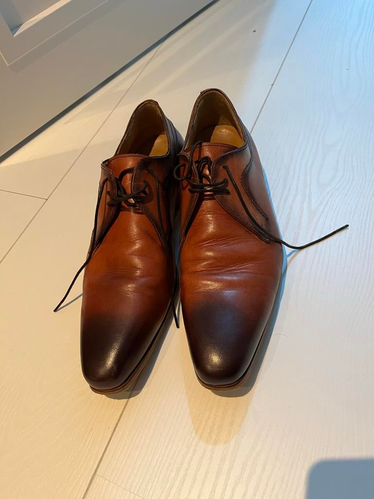 Paulo Bellini Schoenen - Maat 44, Ophalen of Verzenden, Zo goed als nieuw, Bruin, Veterschoenen