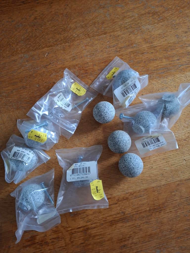 Knop Bol 33mm - Meubelknop, Overige materialen, Overige typen, Onbekend, Nieuw
