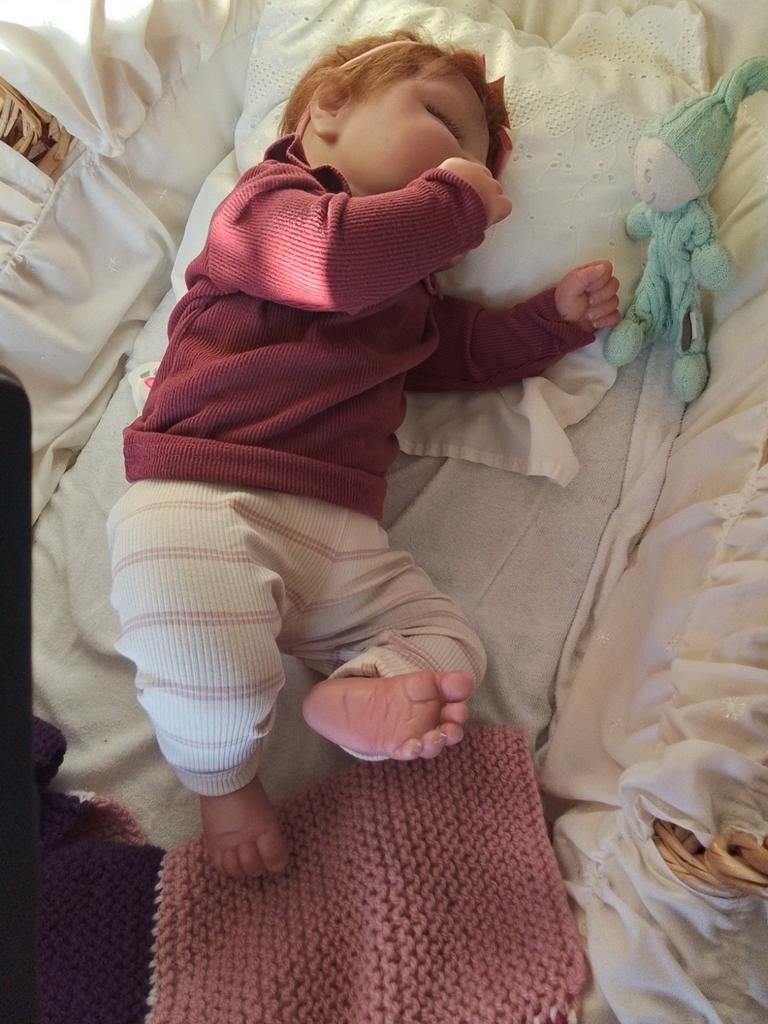 Reborn  baby .(6, Verzamelen, Ophalen of Verzenden, Nieuw, Babypop, Levensecht of Reborn