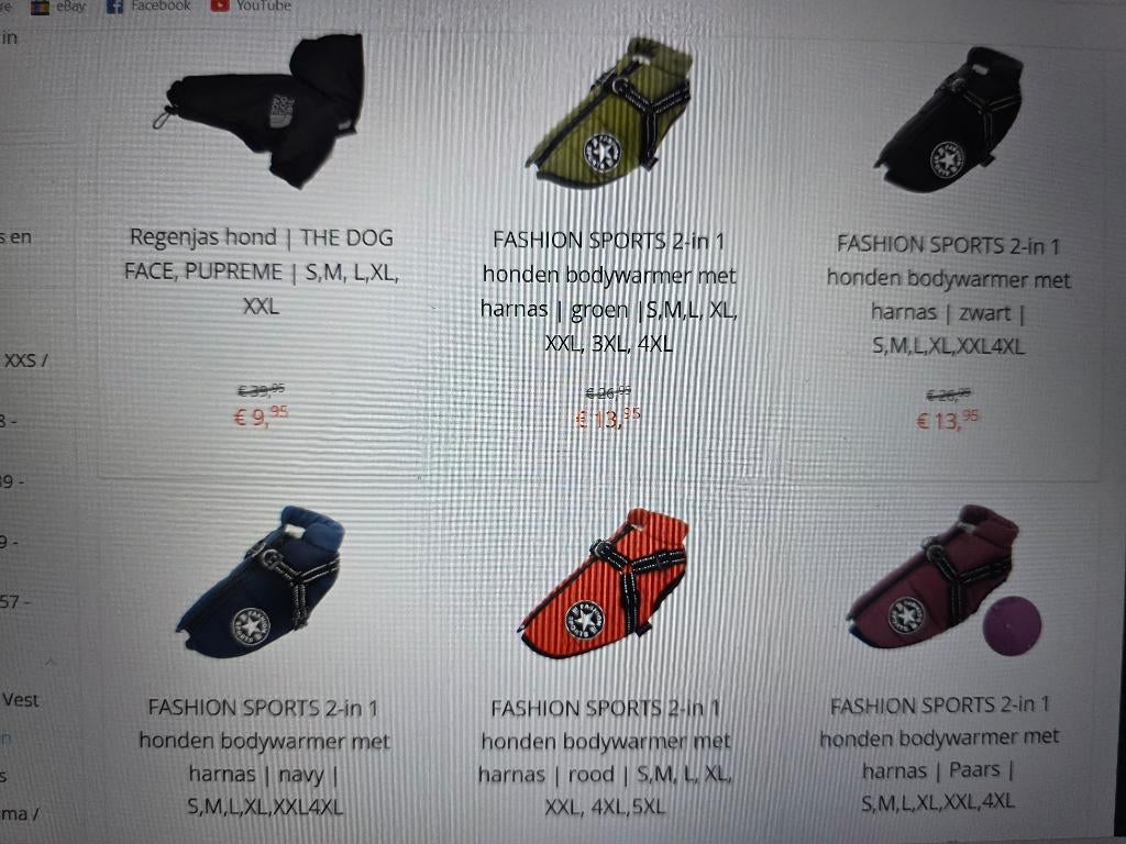Restpartij hondenkleding honden artikelen spullen partij, Dieren en Toebehoren, Hondenkleding, Nieuw, Hondenjas, Ophalen of Verzenden