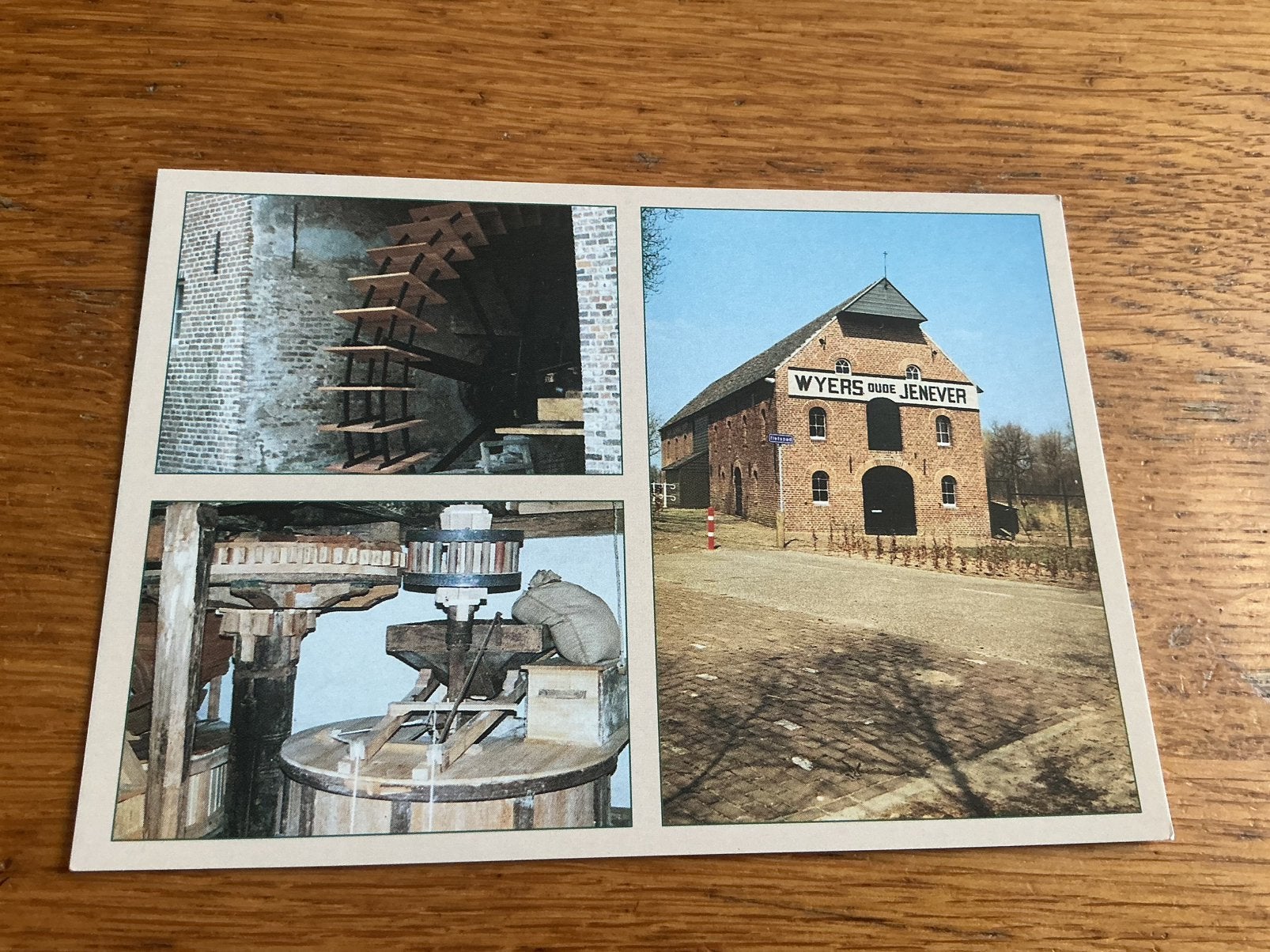 V508 Oirschot Spoordonkse watermolen reclame Wyers Jenever, Ophalen of Verzenden, Zuid-Holland