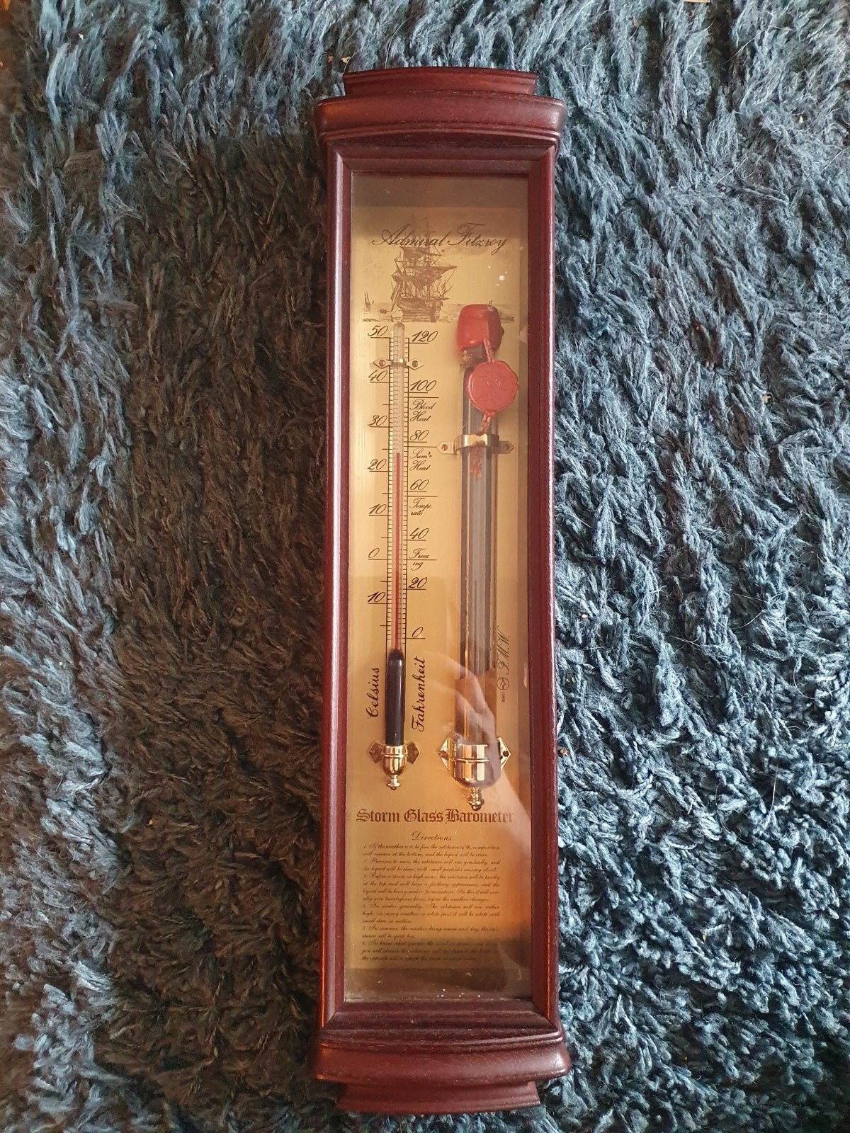 Admiral Fitzroy Stormglas Barometer 1988, Ophalen of Verzenden