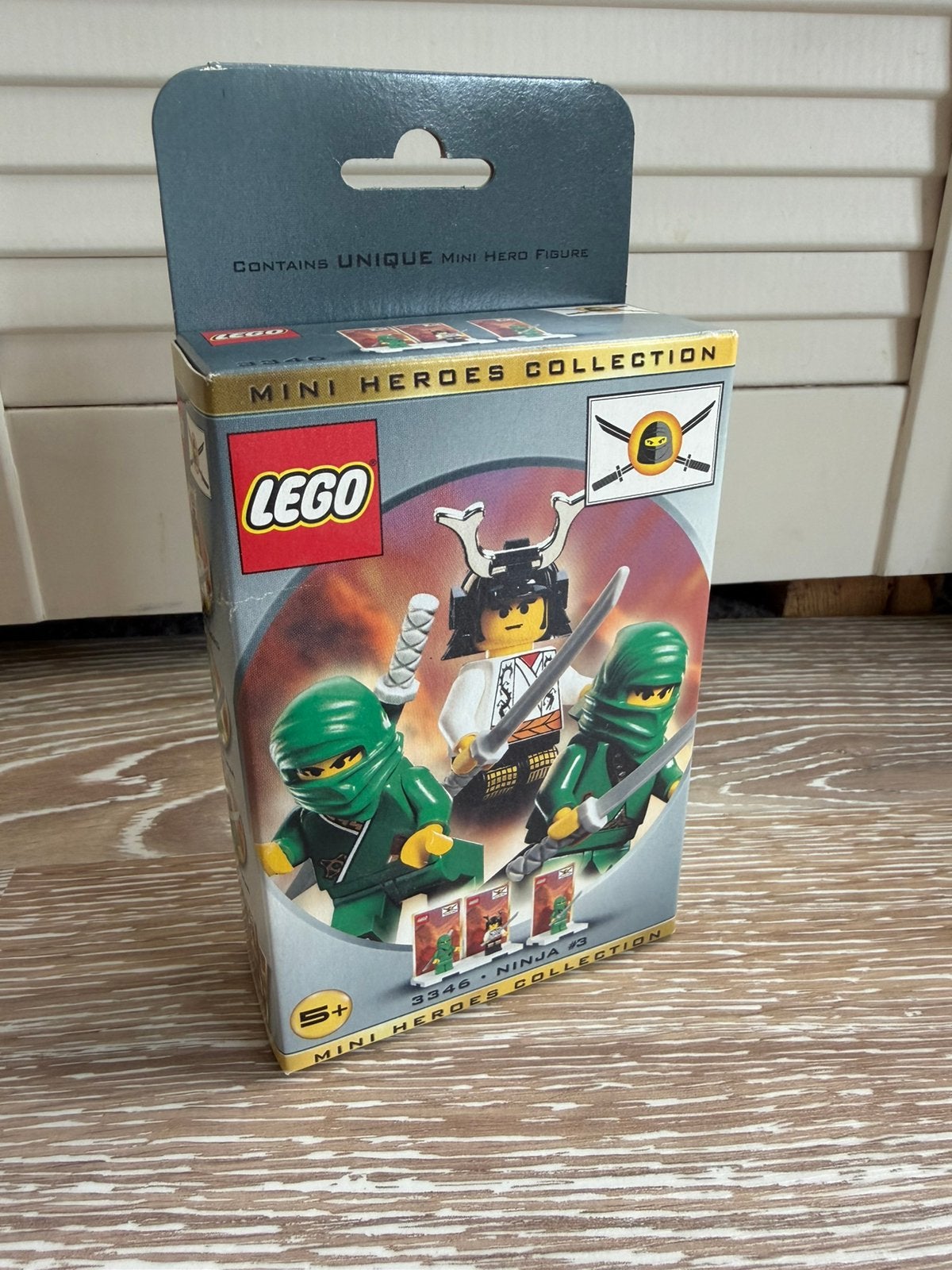 Lego Ninja 3346 Ninja #3 Mini Heroes Collection (MISB), Overige thema's, Lego, Nieuw, Ophalen of Verzenden