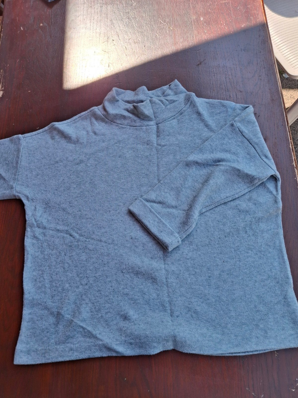 OPUS grijze mock-neck top - maat 44, OPUS, Maat 42/44 (L), Ophalen of Verzenden, Zo goed als nieuw