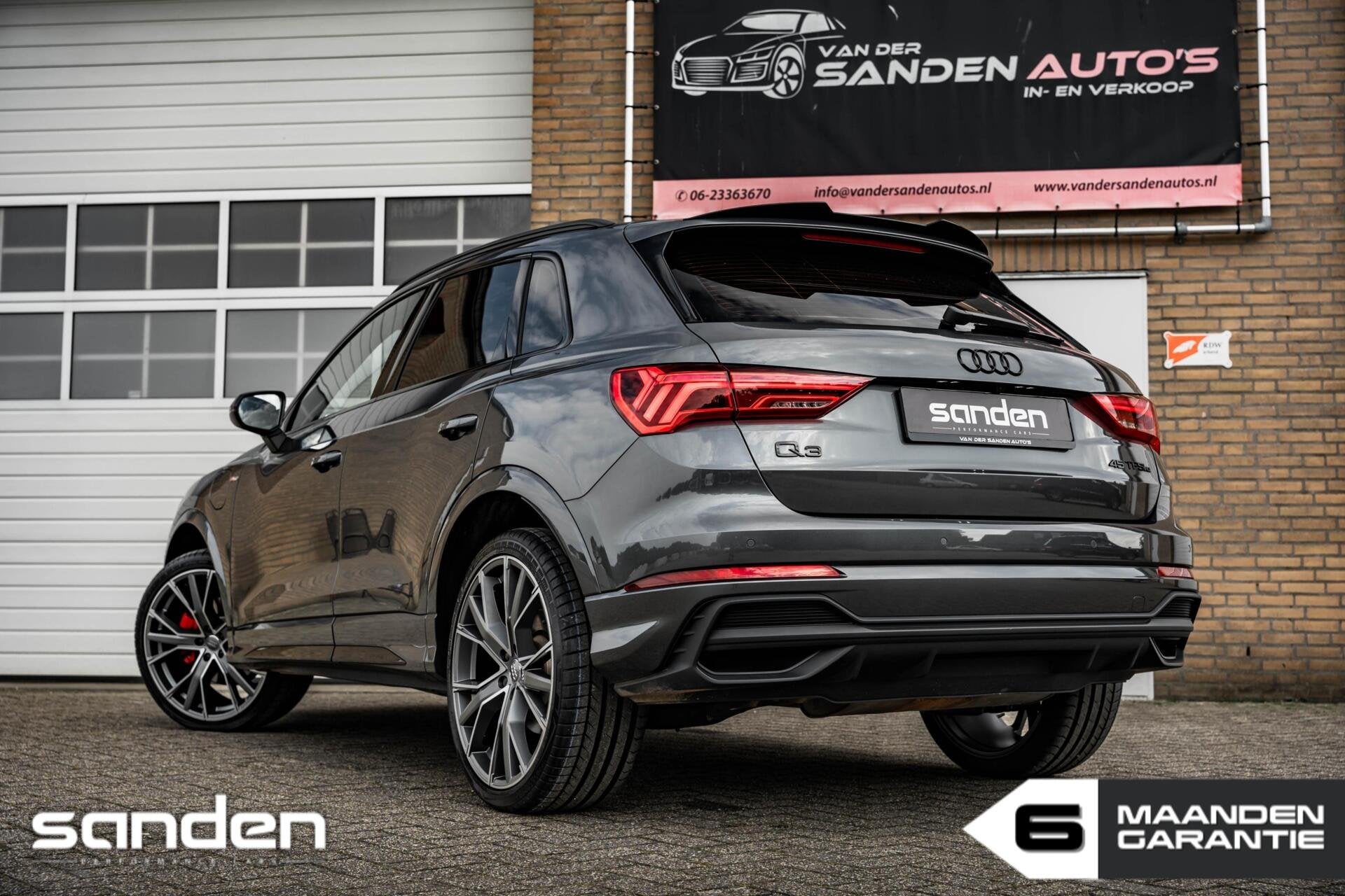 Audi Q3 45 TFSIe S edition|BTW|245pk|Pano|SLine|Leder|Memory, Auto's, Audi, Hybride Elektrisch/Benzine, SUV of Terreinwagen, Zilver of Grijs