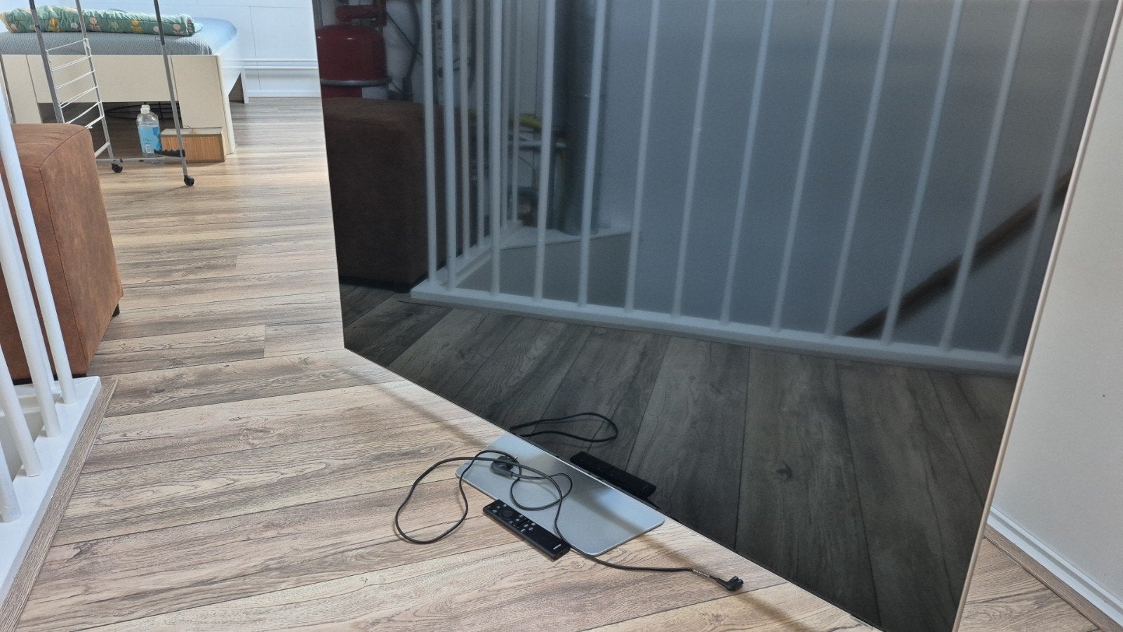 Samsung QLED 55 inch Smart TV, mini led,  Zo goed als nieuw., Audio, Tv en Foto, Televisies, Ophalen, QLED, 120 Hz, Zo goed als nieuw
