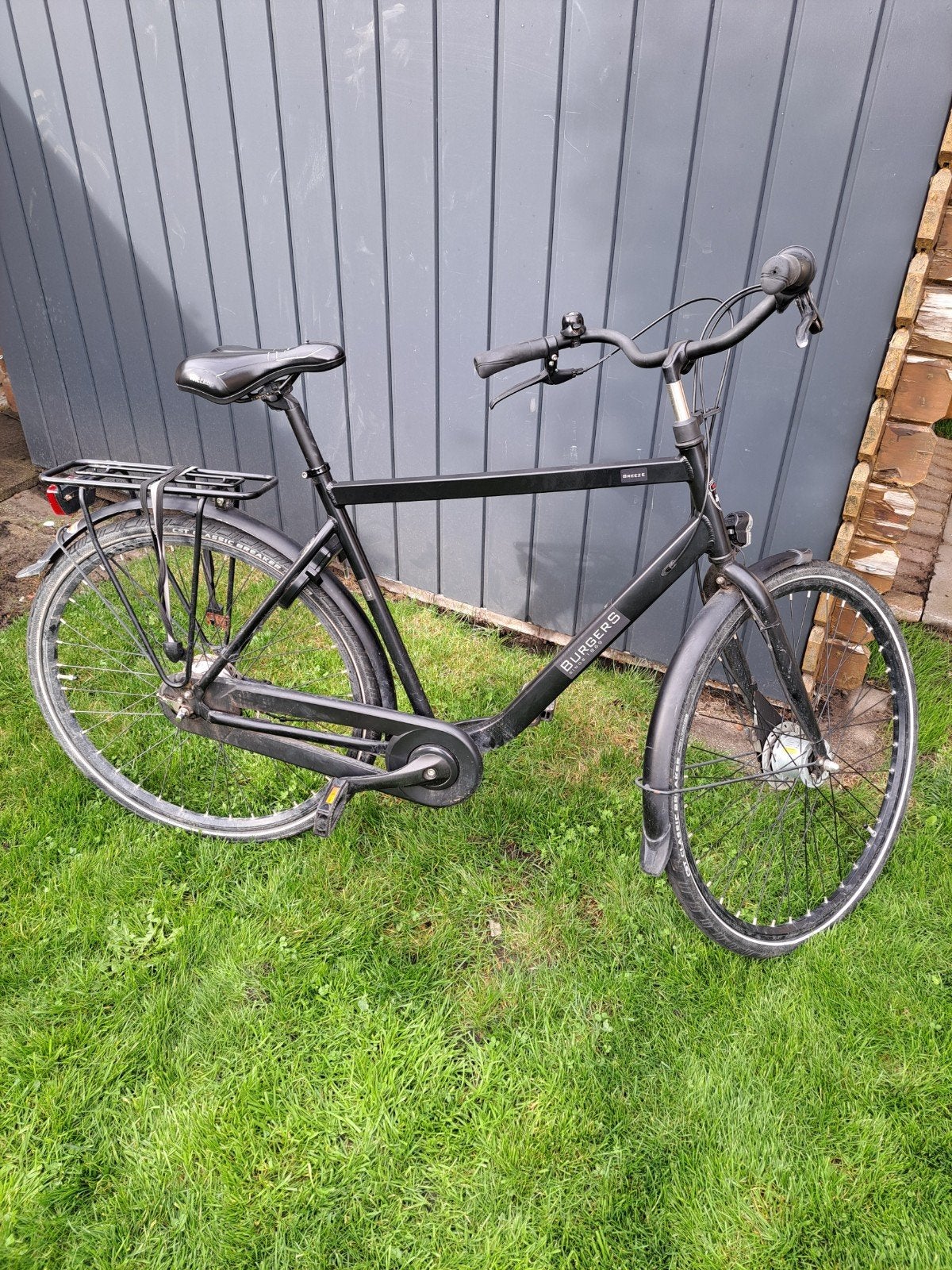 Burgers Breeze herenfiets framemaat 57 zwart, Fietsen en Brommers, Gebruikt, Versnellingen, 57 tot 61 cm, Ophalen