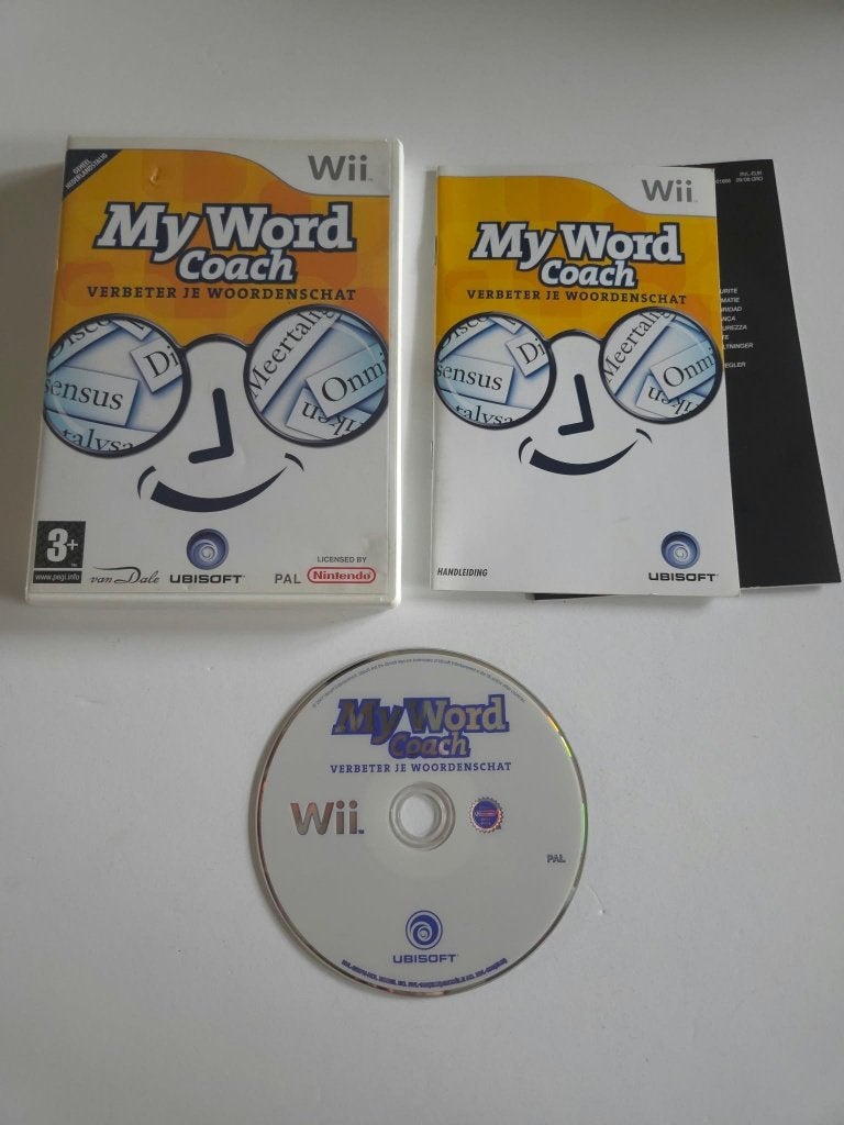 Wii - My Word Coach Verbeter je Woordenschat - 11415, Puzzel en Educatief, 1 speler, Ophalen of Verzenden, Zo goed als nieuw