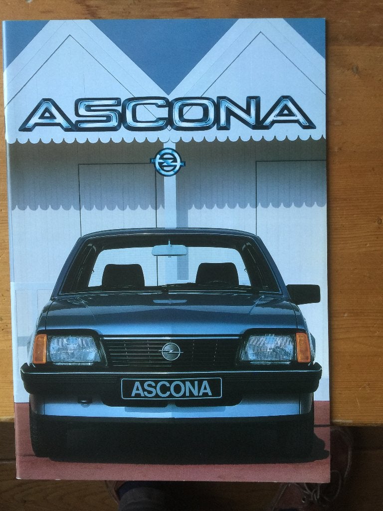 Folder van Opel Ascona 1983, Boeken, Auto's | Folders en Tijdschriften, Ophalen of Verzenden, Nieuw, Opel