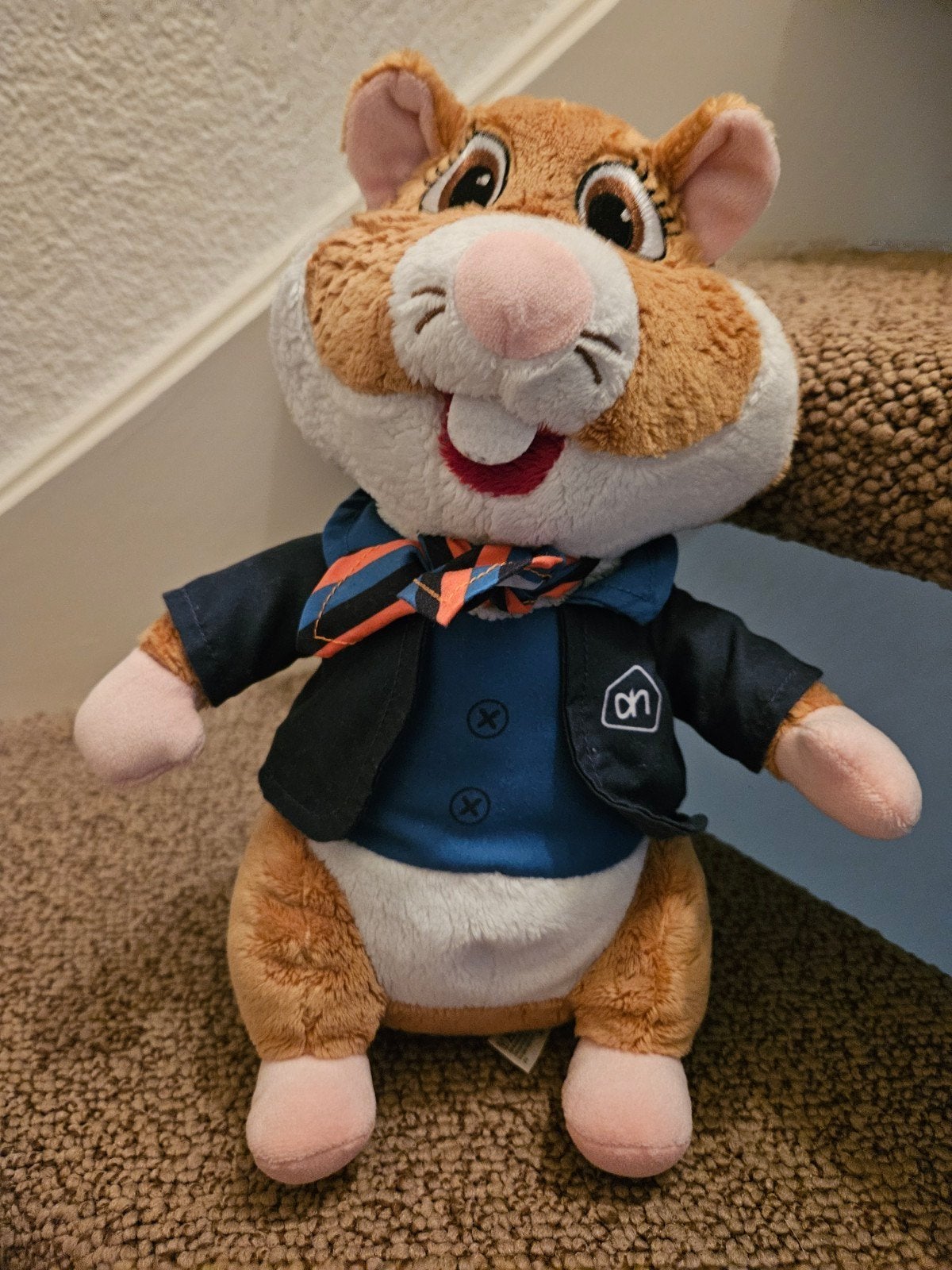 Albert Heijn medewerker Hamster Knuffel, Albert Heijn, Hamster, Ophalen of Verzenden, Zo goed als nieuw