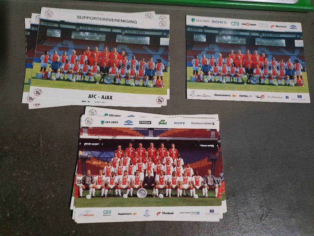 Spelerskaarten - teamkaarten Ajax Amsterdam meer dan 100, Ophalen, Zo goed als nieuw, Ajax, Spelerskaart