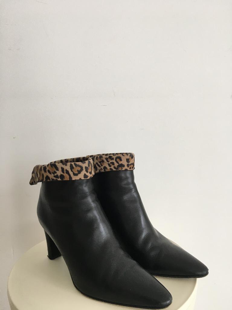 Panara enkellaarsjes maat 37, Kleding | Dames, Schoenen, Verzenden, Zo goed als nieuw, Zwart