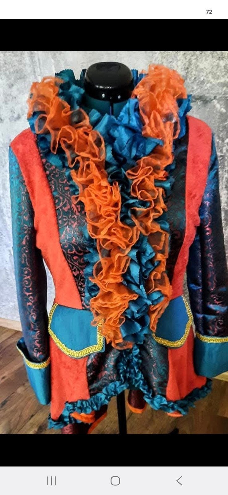 carnavalsjas, Kleding | Dames, Ophalen of Verzenden, Gedragen, Maat 38/40 (M), Carnaval